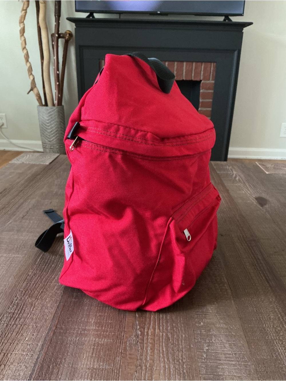 Drifter VTG USA Red Classic Daypack Nylon Backpack Gorpcore Heritage